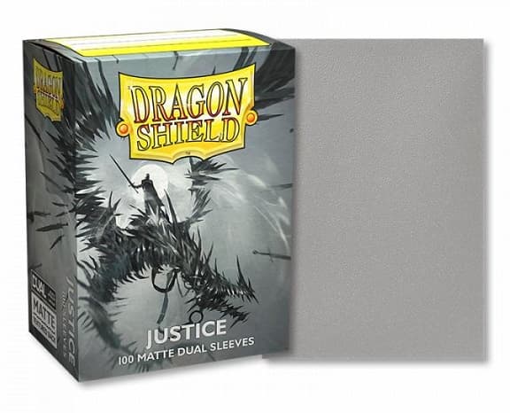 Dragon Shield Deck Protectors - Matte Dual: Justice - 100 lommer - Dragonshield - Sleeves #AT-15061