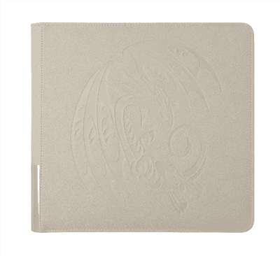 Mappe - Card Codex 576 Portfolio 12/24: Ashen White (Plads til 576 kort) Dragon Shield (Dragonshield) #AT-39412