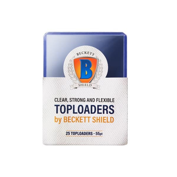 Beckett Shield Card Sleeves (Toploader): Clear (55PT) - Box (25 stk.) - Plastik Deck Protector til kort i lommer