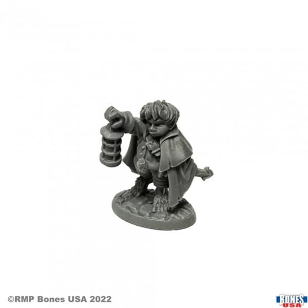 Reaper Bones USA Reaper Legends: Bergamot, Halfling Scout - Plastic Miniature