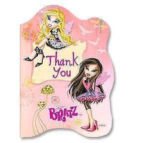 Bratz Thank You Cards *Crazy tilbud*