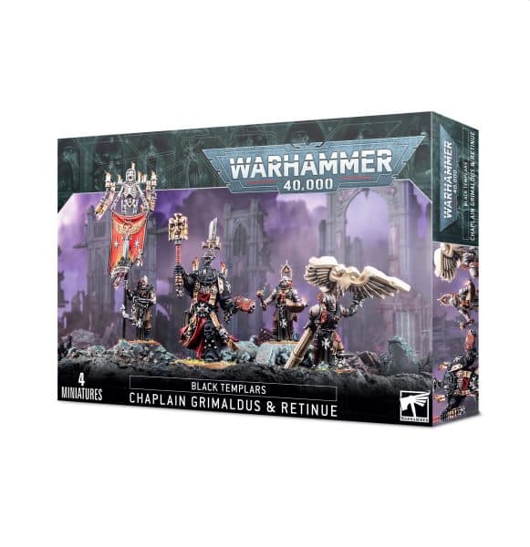Black Templars - Chaplain Grimaldus & Retinue - 99120101364