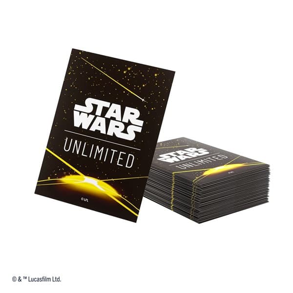 Gamegenic - Star Wars: Shadows of the Galaxy - Unlimited Art Sleeves - Card Back Yellow (60+1 Kortlommer)