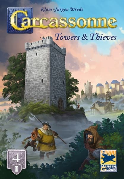Carcassonne (Engelsk) - Udvidelse 4: Towers and Thieves (2025)