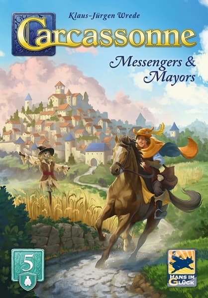 Carcassonne (Engelsk) - Udvidelse 5: Messengers and Mayors (2025)