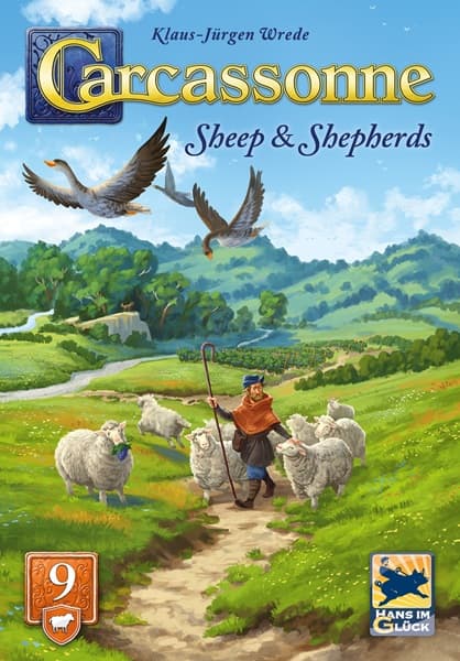 Carcassonne (Engelsk) - Udvidelse 9: Sheep and Shepherds (2025)