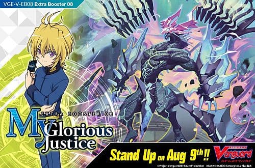 Cardfight!! Vanguard CCG V EB Set 08: My Glorious Justice Booster Box (Display) 12 Booster Packs - Engelsk