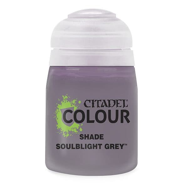 Citadel Shade: Soulblight Grey - Stor (18ml) - Grå Maling - 9918995304706
