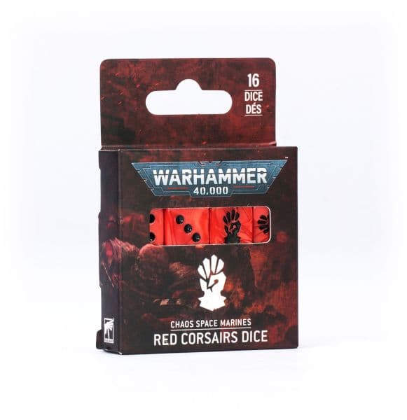Dice (Terninger) - Red Corsairs (16d6) - 99220102021