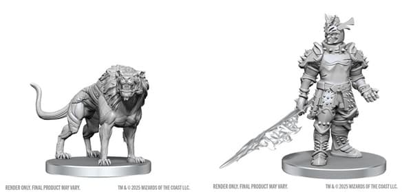 D&D Dungeons & Dragons - Nolzur's Marvelous Miniatures: Hell Hound & Narzugon #WZK90857