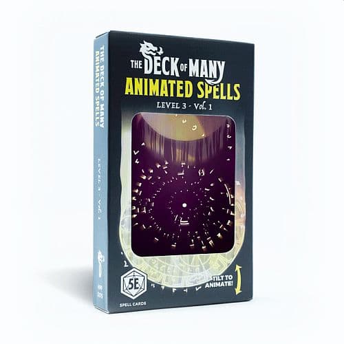 D&D 5.0/5e Tilbehør - The Deck of Many Animated Spells: Level 3 (Volume 1) - Dungeons And Dragons 5th Edition