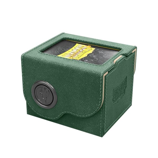 Dragon Shield: Dragon Lock System - Dragon Box 100+ - Green & Sand - Plads til 100+ kort i lommer - Dragonshield #AT-40817
