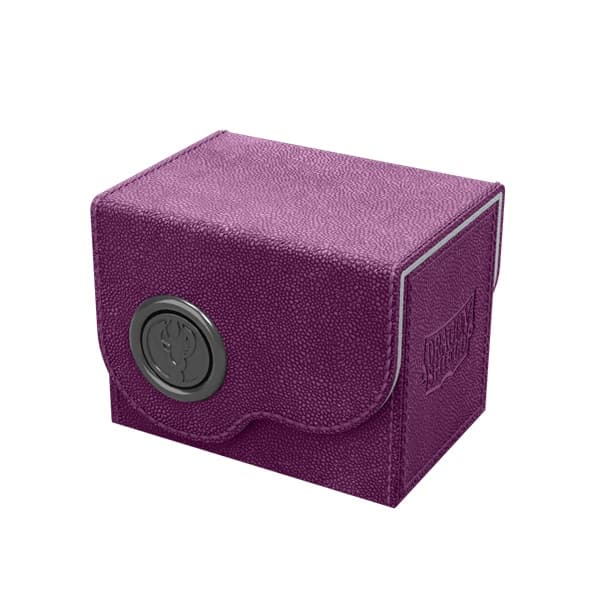 Dragon Shield: Dragon Lock System - Dragon Box 80+ - Purple & Frost - Plads til 80+ kort i lommer - Dragonshield #AT-40816