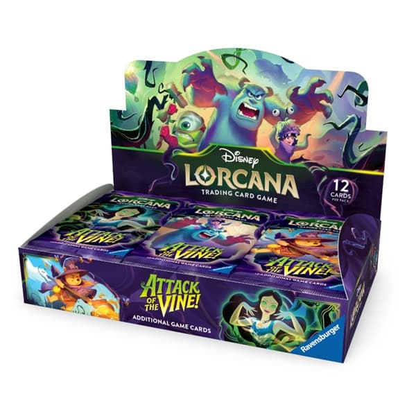 Disney Lorcana TCG: Set 13 - Attack of the Vine! - Booster Display (Box med 24 Pakker)