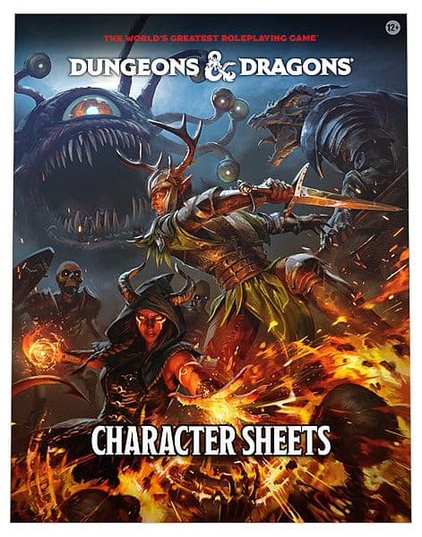 D&D 5.0/5e Tilbehør - Character Sheets (2024) - D&D 5th Edition #WTCD3898