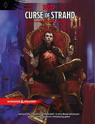 D&D 5.0/5e - Curse of Strahd (Hardcover Ravenloft Adventure)