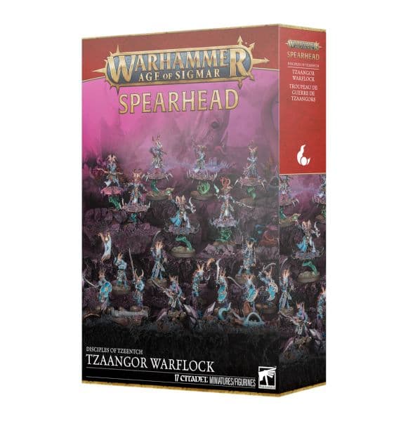 Spearhead: Disciples of Tzeentch: Tzaangor Warflock - Begynderbox - 99120201204