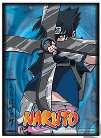 Yu-Gi-Oh! / Small Size - Naruto Sasuke Uchiha with Shuriken / Kunai 50 stk. Lommer - Small size Sleeves #ACCNRT002
