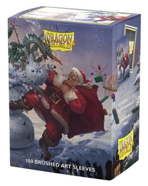 Dragon Shield Deck Protectors - Brushed Art Sleeves: Christmas 2025 - 100 lommer - Dragonshield - Sleeves #AT-12128