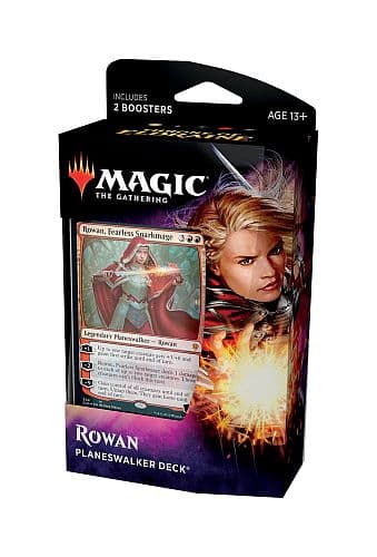 Throne of Eldraine Planeswalker Deck - V2: Rowan - 2 Boosters (Magic the Gathering)
