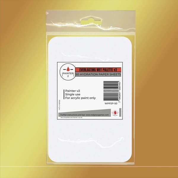 Redgrass Games: 50 x Hydration Paper Sheets for Painter Ver.2