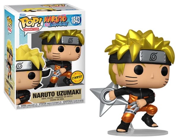 Funko Pop: Naruto Shippuden - Naruto Uzumaki (Chase Ver.) #1843 - Vinyl Figure 9cm