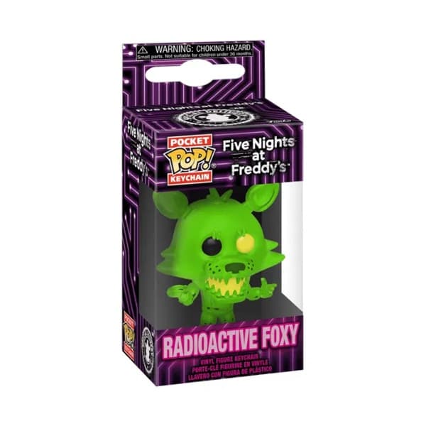 Funko Pocket Pop: Five Nights at Freddy's - Radioactive Foxy - Vinyl Keychains 4cm