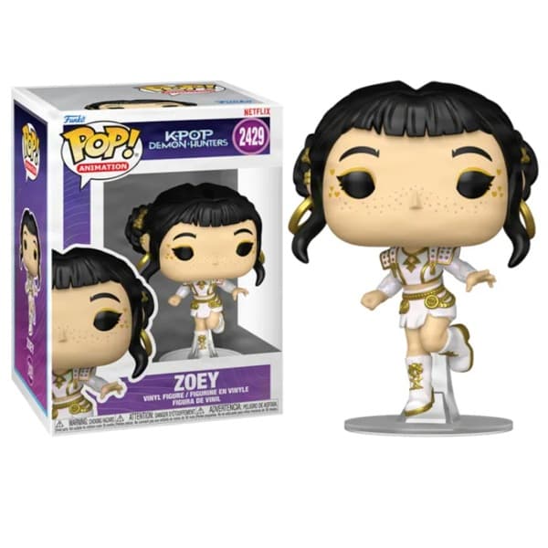 Funko Pop: KPop Demon Hunters - Zoey (Golden Outfit) #2429 - Animation Vinyl Figure 9cm