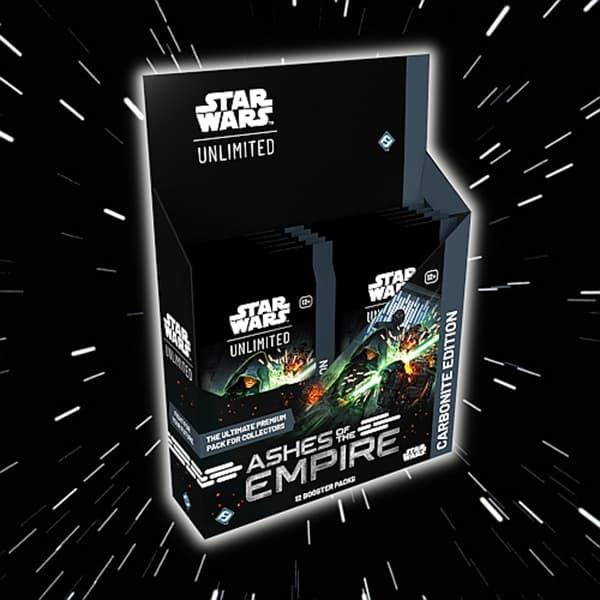 Star Wars: Unlimited TCG - Set 8: Ashes of the Empire - Carbonite Booster Display (Box med 12 Carbonite Packs)