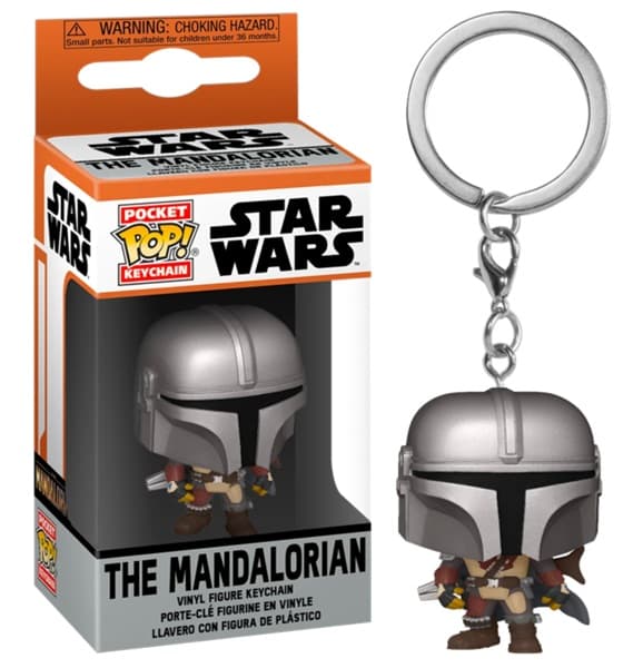 Funko Pocket Pop: Star Wars: The Mandalorian - The Mandalorian - Vinyl Keychains 4cm