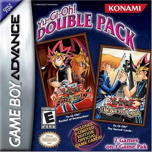 Yu-Gi-Oh! Double Pack - Reshef of Destruction & The Sacred Cards (Game Boy Advance)