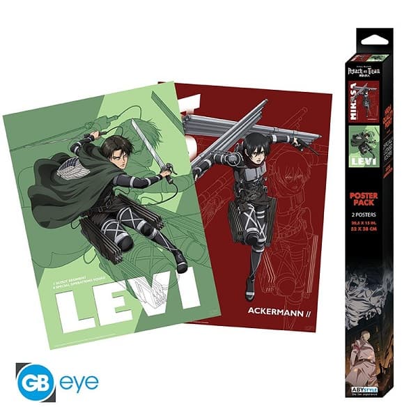 Attack On Titan - Set 1 - Chibi Posters Set