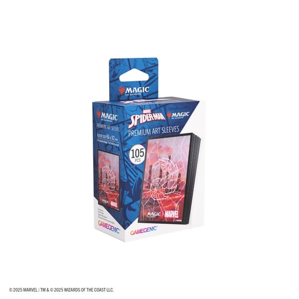 Gamegenic - Magic: The Gathering - Marvel's Spider-Man - Premium Art Sleeves - Spider-Man Mountain (105 Kortlommer)