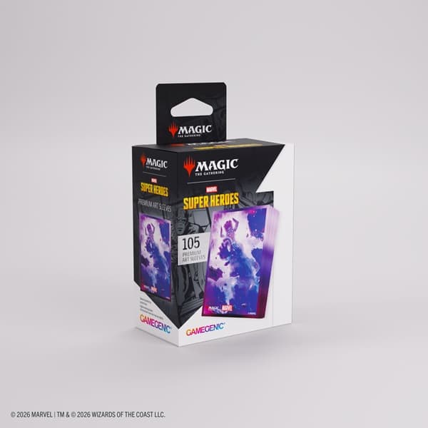 Gamegenic - Magic: The Gathering - Marvel Super Heroes - Premium Art Sleeves - Galactus Token (105 Kortlommer)