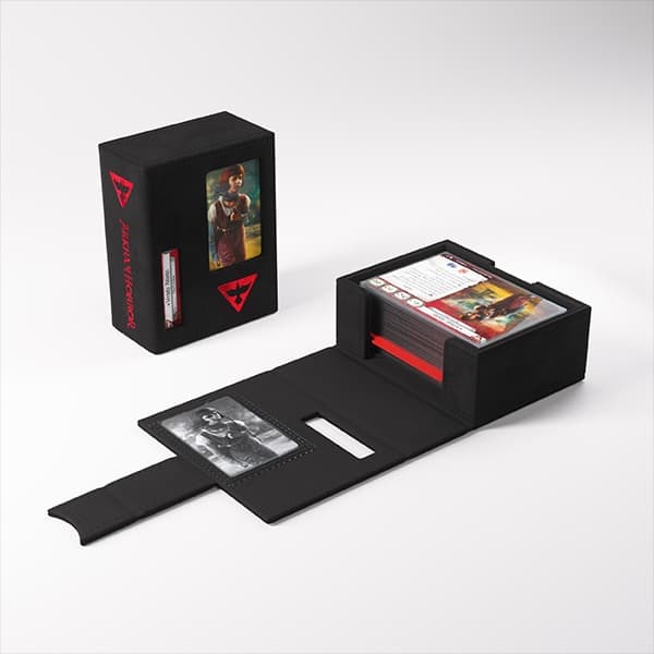 Gamegenic - Deck Box: Arkham Horror: The Card Game: Deck Tome (New Edition): Red (Rød, Survivor)