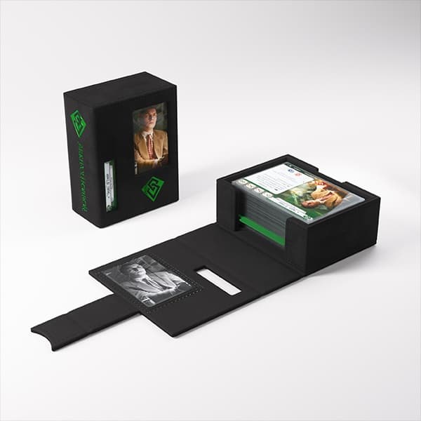 Gamegenic - Deck Box: Arkham Horror: The Card Game: Deck Tome (New Edition): Green (Grøn, Rogue)