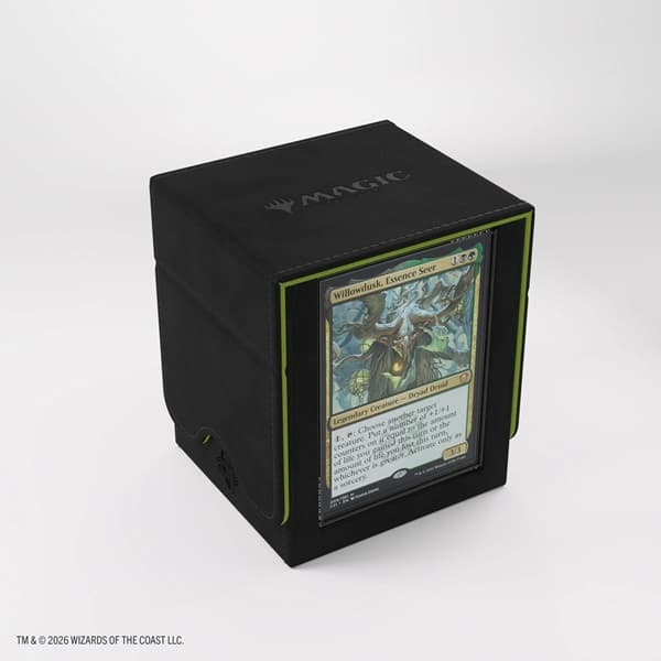 Gamegenic - Deck Box: Magic: The Gathering - Secrets of Strixhaven - Squire Plus 100+ XL - Black/Green