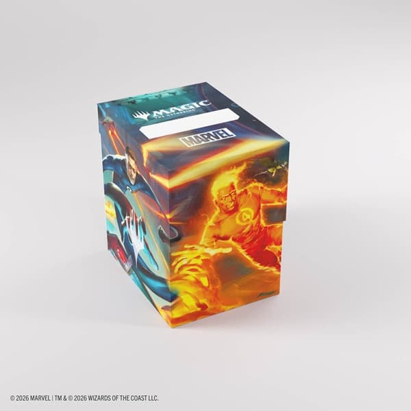 Gamegenic - Deck Box: Magic: The Gathering - Marvel Super Heroes - Soft Dynacrate 100+ XL - Fantastic Four Unleashed