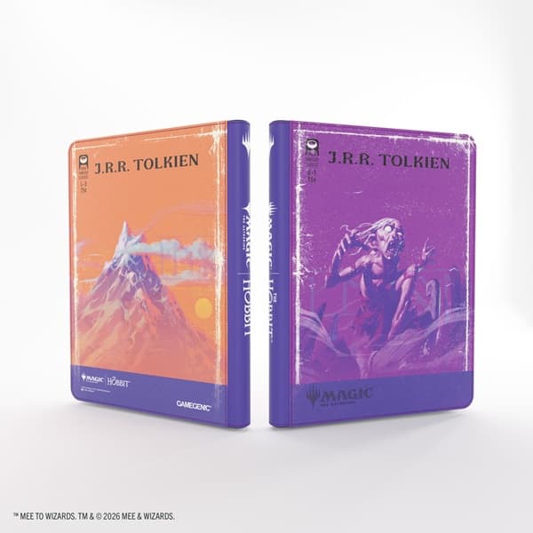 Gamegenic - Mappe: Magic: The Gathering - The Hobbit - Zip-Up Album 18-Pocket (Holder 360 Kort) - Gollum, Riddle Master/The Lonely Mountain