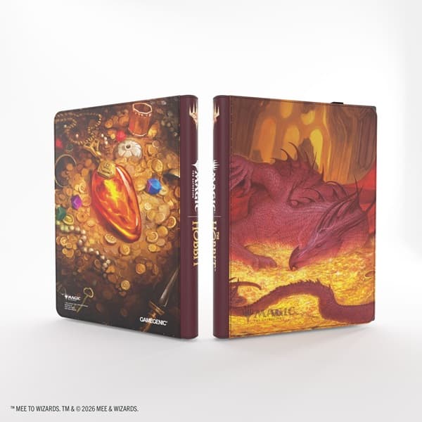 Gamegenic - Mappe: Magic: The Gathering - The Hobbit - Zip-Up Album 18-Pocket (Holder 360 Kort) - Smaug's Mox Amber