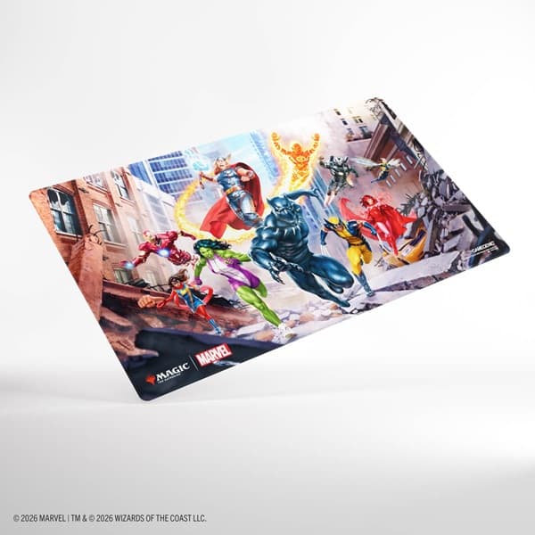 Gamegenic - Spillemåtte: Magic: The Gathering - Marvel Super Heroes Shiny Playmat - Marvel Super Heroes