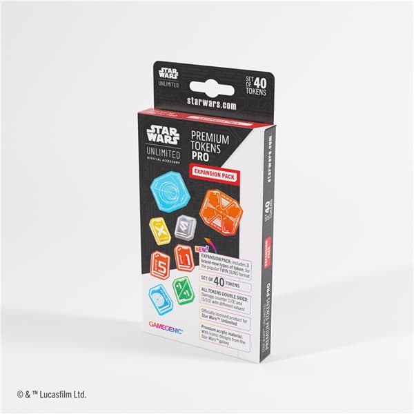 Gamegenic - Star Wars: Unlimited Premium Acrylic Tokens PRO Expansion