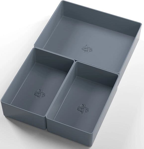 Gamegenic - Token Silo Cards Add-On (Counter/Token Storage & Dice Tray) - Sort (Black)