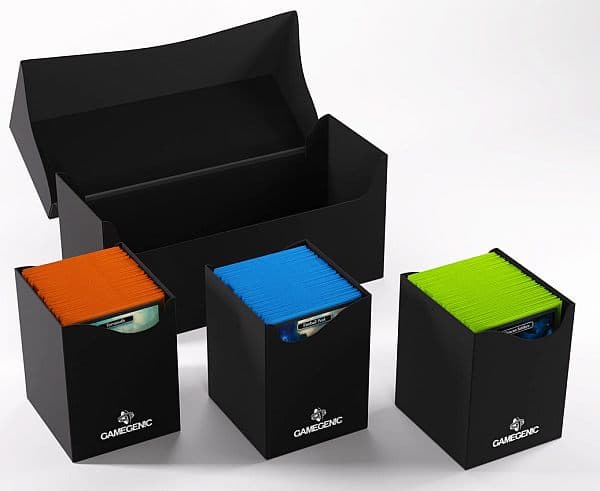 Gamegenic - Deck Box: Triple Deck Holder 300+ XL - Black (Sort)