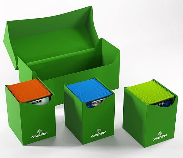 Gamegenic - Deck Box: Triple Deck Holder 300+ XL - Green (Grøn)