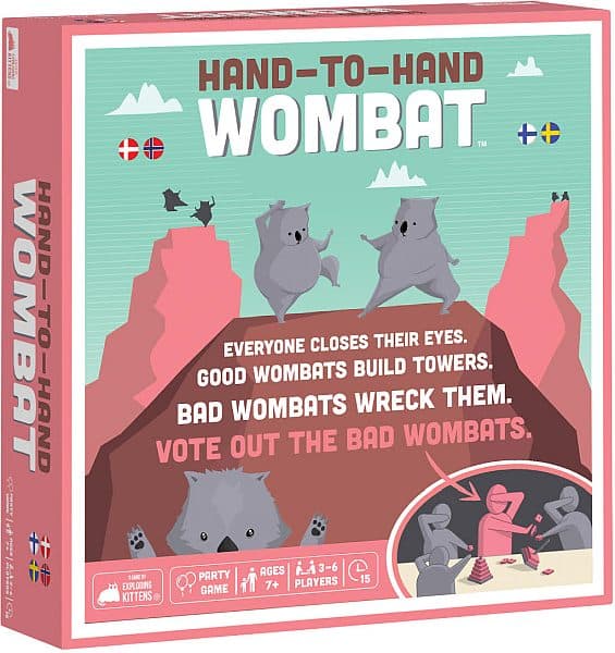 Hand-To-Hand Wombat (Dansk) - Board Game