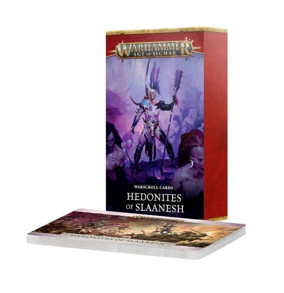Warhammer: Age of Sigmar (4th Edition) - Warscroll Cards: Hedonites of Slaanesh (2026) - 60050201016