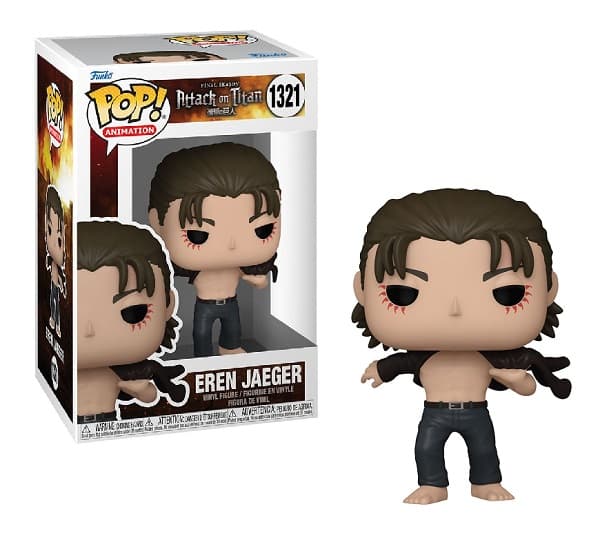 Funko pop: Attack on Titan - Eren Jeager #1321 - Animation Vinyl Figure 9cm