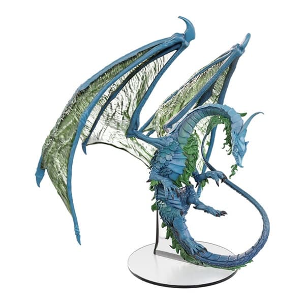 D&D - Fantasy Miniatures - Icons of the Realms: Adult Moonstone Dragon