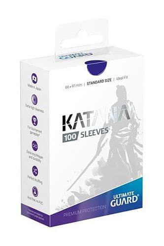 Ultimate Guard - Katana Sleeves (Kortlommer) - Standard Size Blue (100 Sleeves)